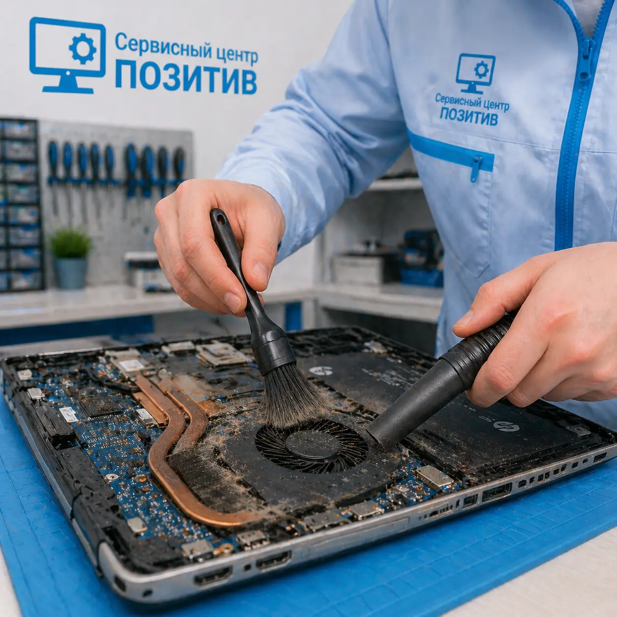 чистка ноутбука HP в Ижевске