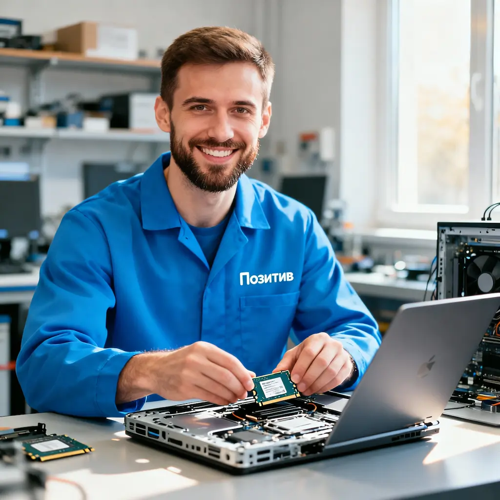заменить HDD на SSD на ноутбуке в Ижевске
