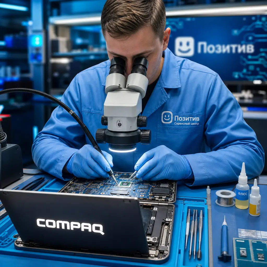 Замена видеокарты ноутбука Compaq в Ижевске