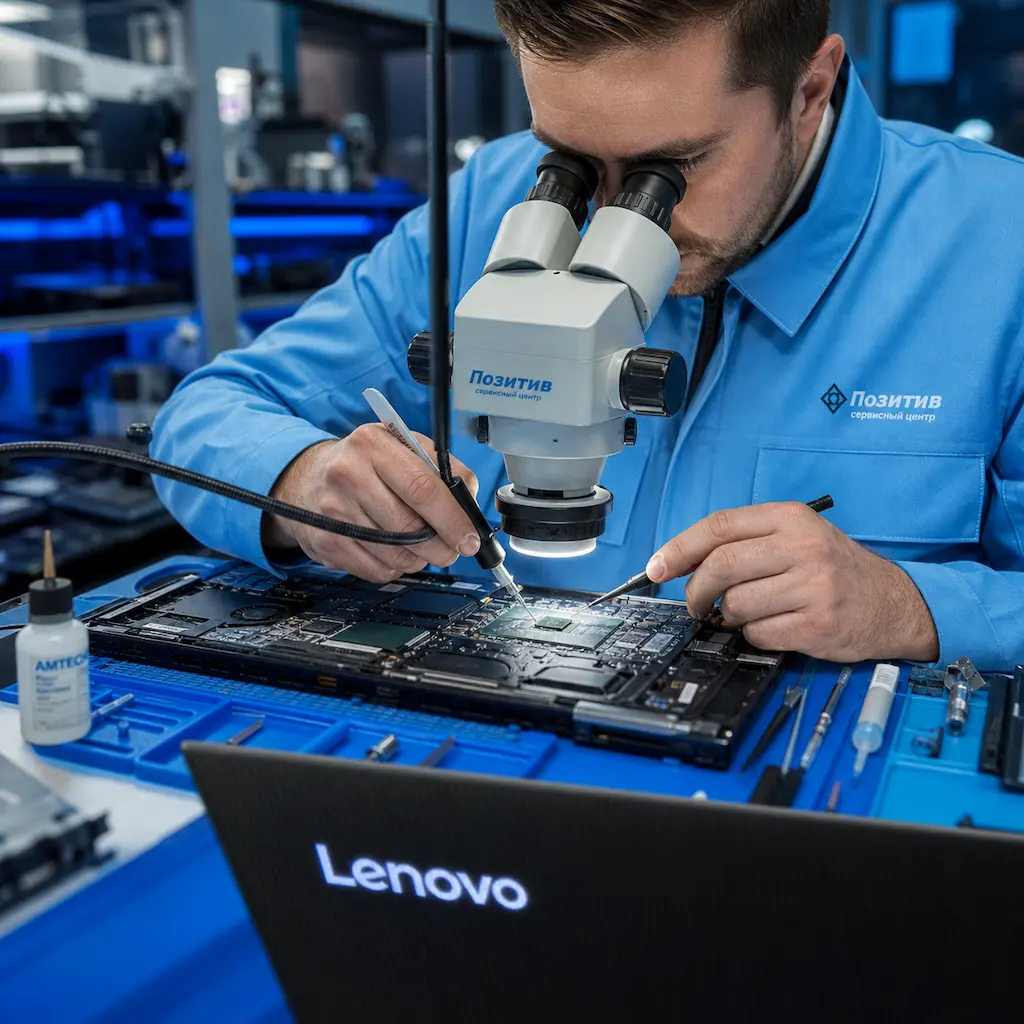 Замена видеокарты ноутбука Lenovo в Ижевске