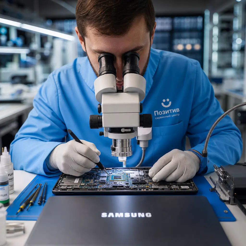 Замена видеокарты ноутбука Samsung в Ижевске